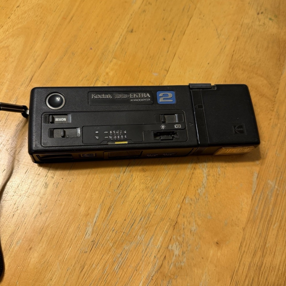 kodak tele ektra 2 Camera Vintage 22mm 44mm Flash Photo Not Tested